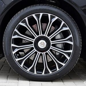 奔驰迈巴赫轮毂盖w222 s600l s400l电镀改装轮毂中心盖迈巴赫标志