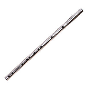 不锈钢笛子初学款精品横笛演奏练习加厚金属乐器纯钢笛子 初学者