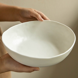 YE HOME 碗家用2023新款异形元宝碗陶瓷碗沙拉碗面碗大碗汤碗餐具