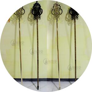 21新寺院住持方丈龙头杖锡杖实木雕刻九龙杖主法禅杖佛具法器佛教