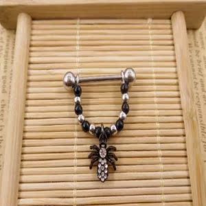 系带钉球 男士pa穿孔系带环阴环锁女铃铛私密乳钉穿刺乳环穿刺工