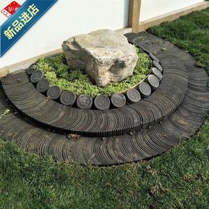 日本购古建仿古青瓦屋檐瓦片青砖瓦花园围边瓦片日o式瓦片拼花小