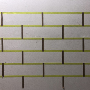 美纹纸胶带加厚建筑一次性仿瓷砖遮挡不规则墙纸外墙模板分隔线格