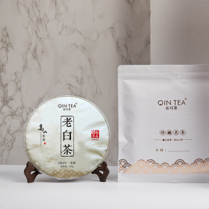 沁可茶2016年老白茶正宗福鼎白茶陈年寿眉紧压小茶饼350克装包邮