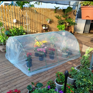 防冻花架户外温棚花房菜棚落地花架子阳光房大棚防风庭院薄膜棚架