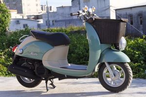 日本原装进口雅马哈踏板50水冷电喷男女代步小龟菜篮子公主摩托车