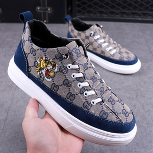 咔娃咿pei淘宝2022秋冬新款欧洲站fkg&lv8男鞋真皮高帮鞋男高邦板鞋