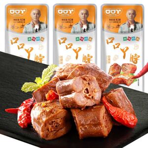 口口丫烤脖鸭脖25g*30包真空小包装香辣卤味零食休闲小吃熟食食品