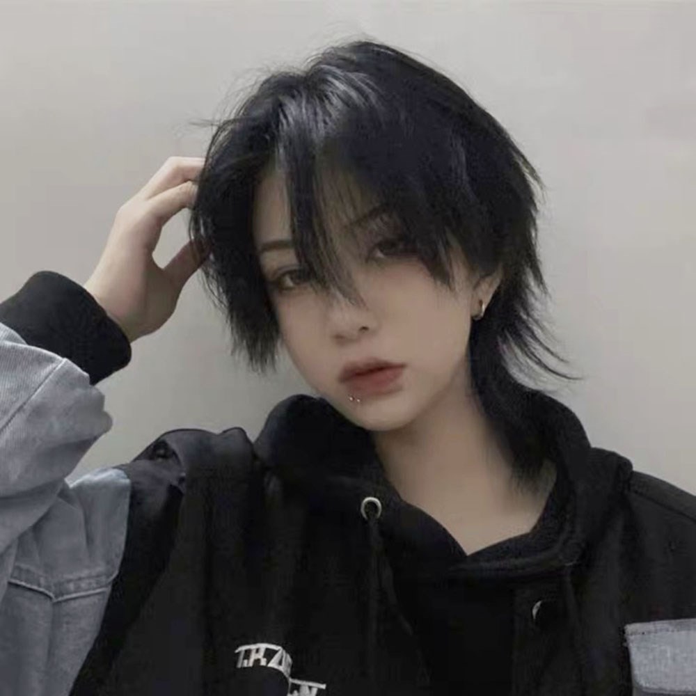 假发女短发酷帅气个性