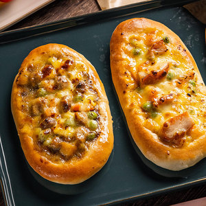 船型芝士披萨加热即食早餐速冻速食半成品pizza微波炉儿童比萨饼