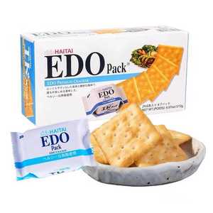 韩国进口EDO pack原味网红梳打奶酪牛乳咸味芝士酵母苏打饼干