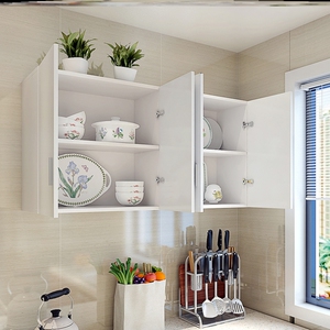 壁橱储物柜阳台洗衣机上方墙小吊餐厅面边美式成品厨房间酒置物