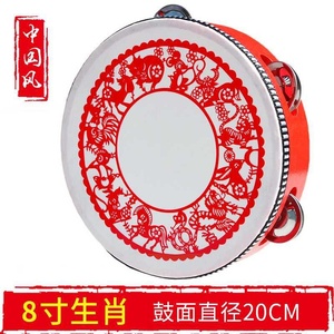 儿童六一小手鼓快乐的小铃鼓舞蹈演出新疆维吾尔族演出手鼓.