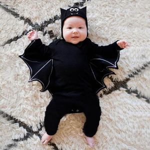万圣节婴儿服装男女宝宝连体衣儿童装扮蝙蝠造型cos服饰爬服哈衣