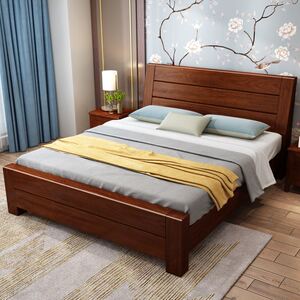 一米八双人床主卧2021年新款实木床高端高箱床婚床储物床1.8中式
