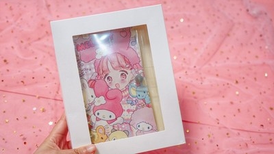 阿唐的少女心粉色软妹手账本卡通可爱礼物套装记事本活页本笔记本