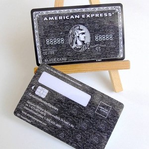 卡贴定制百夫长黑卡黑金个diy公交校园饭卡贴纸防水防消磁