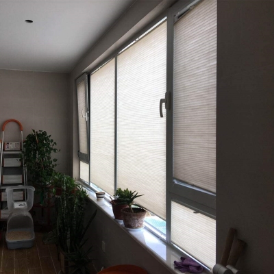 玻璃夹层百叶窗 壁虎免打孔百叶内倒内开窗窗帘玻璃帘内置帘卫生1