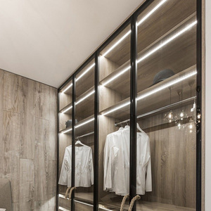 led线条灯铝合金灯槽鞋柜灯酒柜衣柜橱柜12v柜子底灯带嵌入式超薄