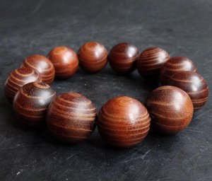 凡铺58#古玩包真包老包退包鉴定已盘玩的材种柞榛木手串12粒