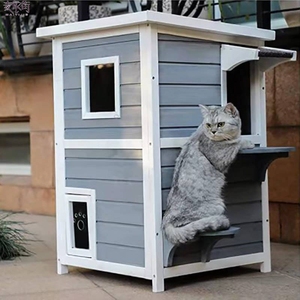 室外猫屋设计图图片