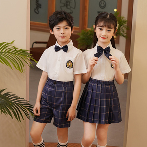 2022时尚儿童舞表演服装幼儿园女童小学生运动会毕业照班服男生.