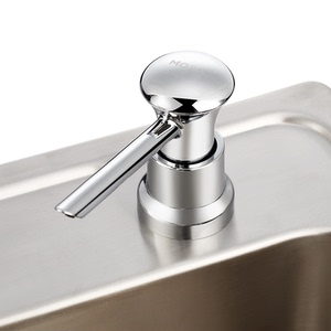 摩恩皂液器厨房配件水槽洗菜盆配件皂液器洗洁精瓶按压70297029sl