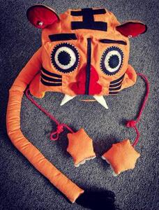 鹿鼎记老虎帽子搞笑舞台表演道具周星驰饰韦小宝才艺展示老虎帽潮