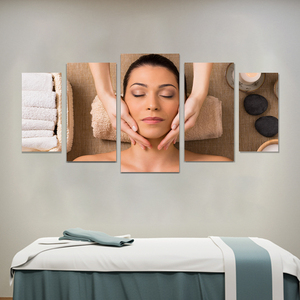 美容院墙面装饰画房间墙上沙发背景墙挂画现代养生馆医美轻奢壁画