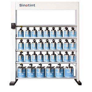 汽车油漆色母搅拌机调漆设备电脑调色电动调漆机4s店三惠调漆浆盖