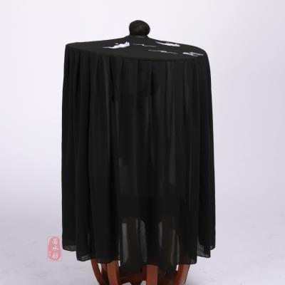 日本购汉服帽子女斗笠古风流苏纱帽b古装侠客帽竹编女侠侠帷幕篱