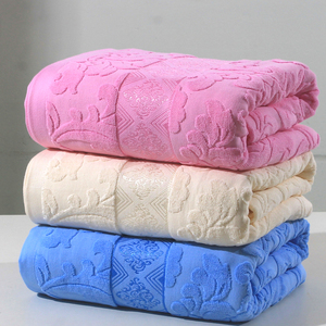 老式纯棉毛巾被夏季单双人加厚毛巾毯全棉空调被盖毯秋冬床单线毯