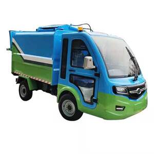 电动四轮垃圾车厂家小型挂桶时液压自卸清运车物业小区吊桶环卫车