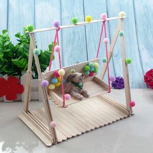 旋转木马 环保材料废物利用小制作变废为宝小发明手工比赛作品