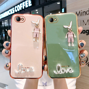 oppor9s手机壳可爱硅胶电镀全包防摔壳oppor9splus保护套高档奢华ins