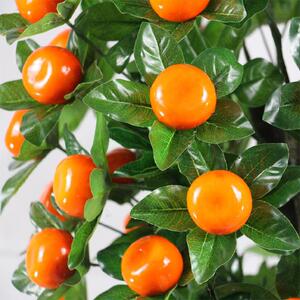 年橘红果仿真树仿真绿植果树招财金桔大型植物盆景装饰发财果室内