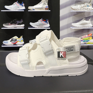 李宁凉鞋 2021夏季款迪士尼联名时尚潮流魔术贴沙滩鞋aglr026/019