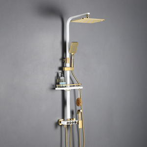 官方日丰卫浴花洒套装家用全铜浴室淋浴淋雨沐浴增压恒温喷头卫生