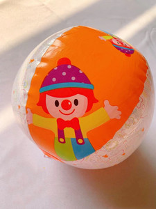 金宝贝玩具戏水充气球沙滩球儿童早教游泳球小孩户外玩具