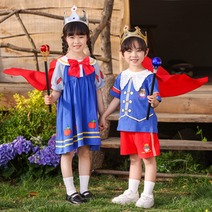 六一儿童演出服童话人物服装卡通幼儿园白雪公主裙王子衣服舞蹈服