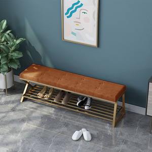 北欧轻奢换鞋凳家用门口可坐式鞋架坐凳一体入户穿鞋凳鞋柜长条凳