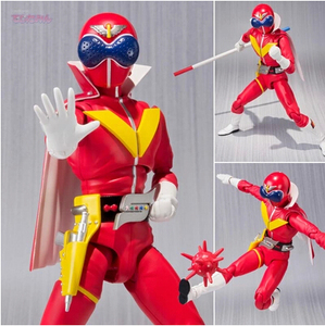 日本购热血玩具模型q手办秘密战队红连者五连者赤红战士shf