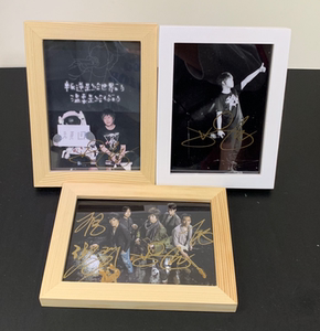 五月天 阿信 亲笔签名照相框 明星周边 亲签保真