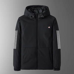 champion冠军白鸭绒羽绒服男秋冬季保暖男士外套双面穿高端两面穿