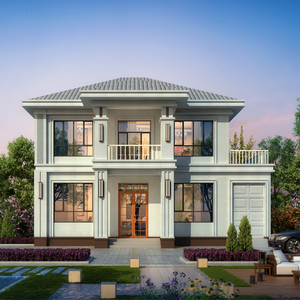 层经济型农村小别墅设计图纸盖房小户型自建房楼房效果图cx