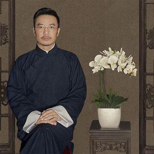 000人付款淘宝中国风复古男士马甲中式汉服禅服古风坎肩棉麻男马褂