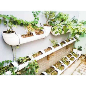 阳台pvc管花架 立体幼儿园pvc水管养鱼管道种植阳台种菜水培种植