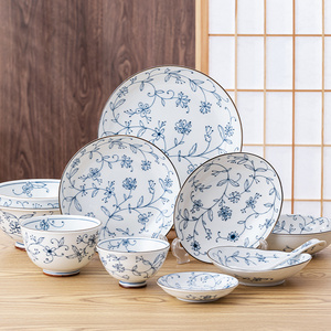 小碗陶瓷家用盘子