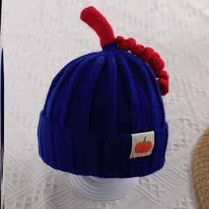 欧洲进口代萌2020年套头帽3-6-12洋气可爱的秋冬季女孩婴儿帽子宝