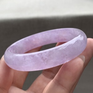冰粉紫手镯翡翠